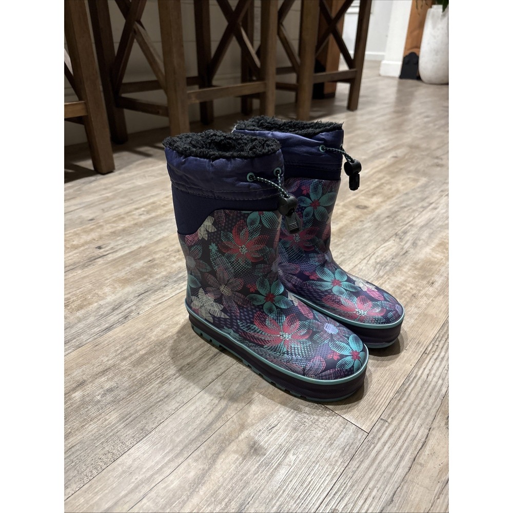 Western Chief Kids' Neoprene Boot, Purple‎  Size 13/1